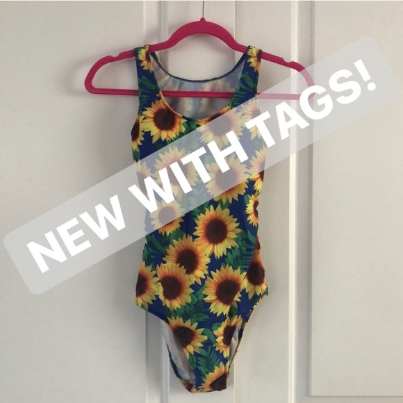 Other - NEW! JRs medium Sunflower one piece bathing suit